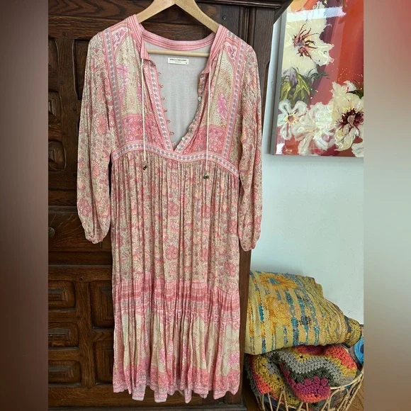 Spell and the Gypsy Collective Poinciana midi dress, size Xs - Picture 2 of 6